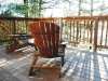 Balcony on each cottage